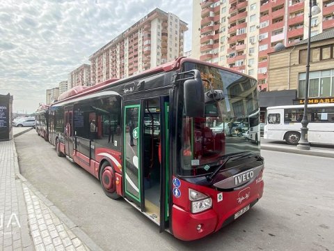 Bakıda üç marşrut xətti üzrə avtobusların hərəkəti dəyişdirilir