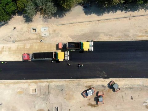 "Cavanşir" körpüsünün yeri asfaltlanır - Yeni görüntülər