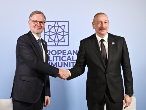 Prezident Petr Fiala ilə görüşdü - FOTO