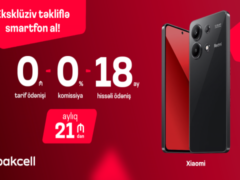 &ldquo;Bakcell&rdquo;dən eksklüziv təkliflə smartfon al