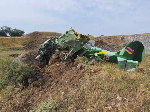 Ermənistan Müdafiə Nazirliyindən təyyarə qəzası ilə bağlı açıqlama