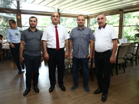 Media nümayəndələri ilə görüş - FOTOLAR