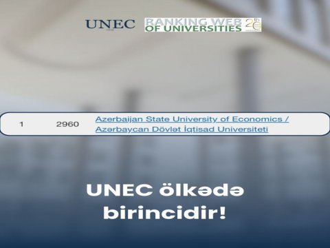 UNEC qlobal reytinqdə 684 pillə irəliləyib