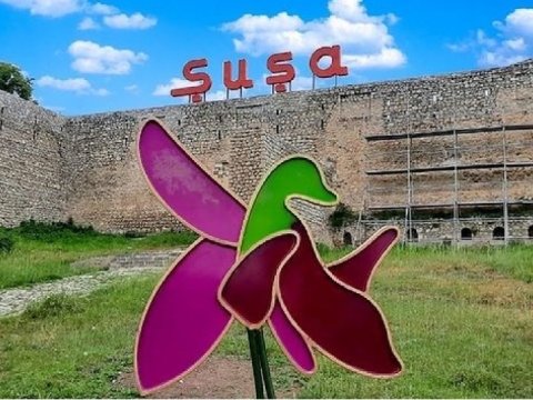 Qlobal Media Forumunun iştirakçıları Şuşada