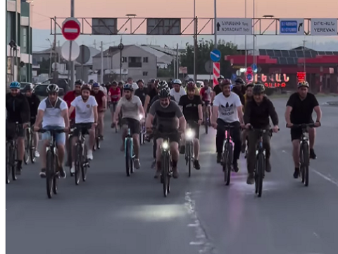 Paşinyanın velosiped sevgisi bitmir - 9-cu yürüş