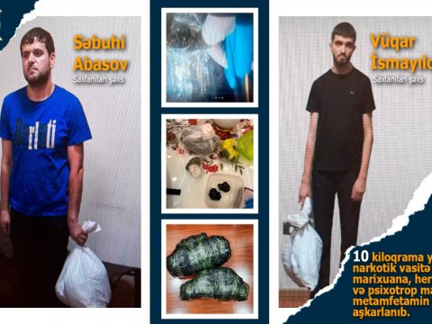 Bakıda narkotik satışını təşkil edən şəxslər saxlanıldı