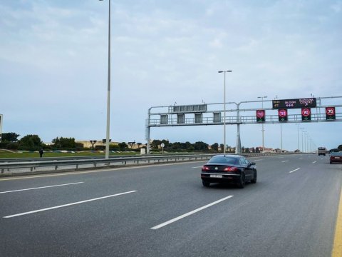 Hava limanı yolunda sürət həddi endirildi