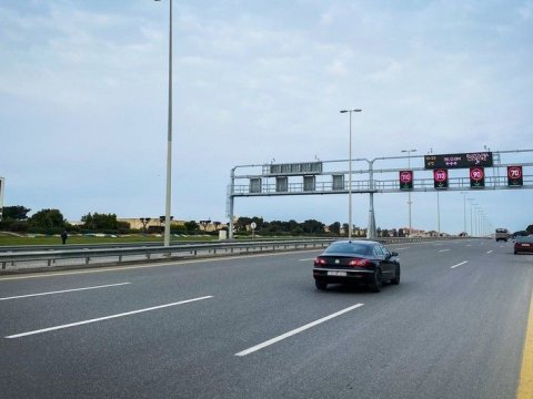 Zığ dairəsi-Hava Limanı yolunda sürət həddi ARTIRILDI