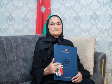 Natiq Qasımovun anasına ev verildi - FOTO