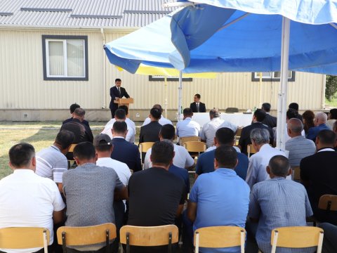 Neftçalanın icra başçısı növbəti səyyar görüş keçirib - FOTO