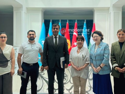 "Media Türk TV" Türk Mədəniyyəti və İrsi Fondu ilə əməkdaşlıq edəcək - FOTOLAR