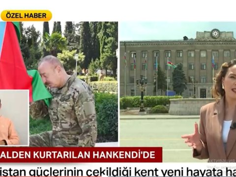 Türkiyənin məşhur kanalının Xankəndidən&nbsp;REPORTAJI...&nbsp;
