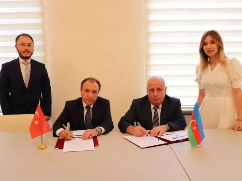 Afyon Kocatəpə Universitetinin rektoru LDU-da olub - FOTO