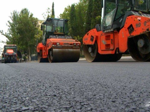 Bu küçədə aparılan təmir işləri yekunlaşır -&nbsp;VİDEO