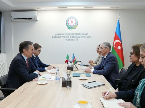 Nazir İtaliya səfiri ilə COP29-a hazırlığı müzakirə edib