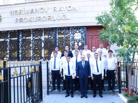 Kamran Əliyev Nərimanov rayonunda vətəndaşları qəbul edib