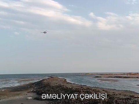 Dənizdə batan var:&nbsp;Helikopter axtarışa cəlb edildi - VİDEO