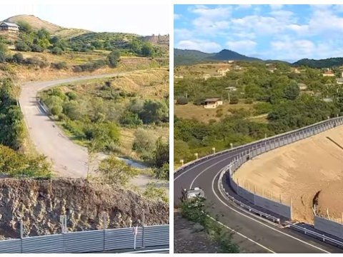 Ermənilər Qazaxla sərhəddən yeni video yaydı - Sərhəd 200 metr irəli çəkilib - VİDEO