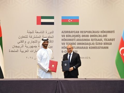 Şuşada Azərbaycan&ndash;BƏƏ Hökumətlərarası Komissiyasının 9-cu iclası