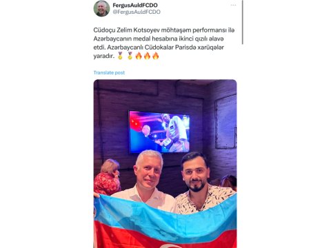 Kotsoyevin performansı&nbsp;möhtəşəm idi - Səfir
