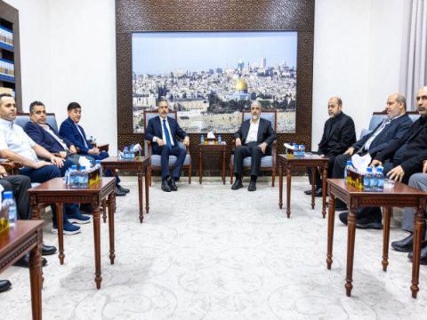 Hakan Fidan HAMAS rəhbərliyi ilə görüşüb, başsağlığı verdi