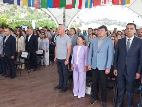 Laçında Diaspor Gənclərinin V Yay Düşərgəsinin açılışı olub - FOTO