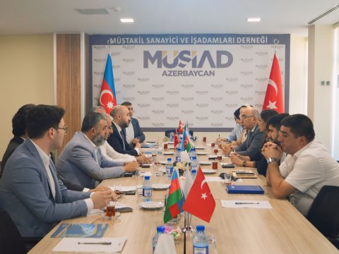 Azərbaycan Standartlaşdırma İnstitunun rəhbəri MUSİAD Azərbaycanın ofisində - FOTOLAR
