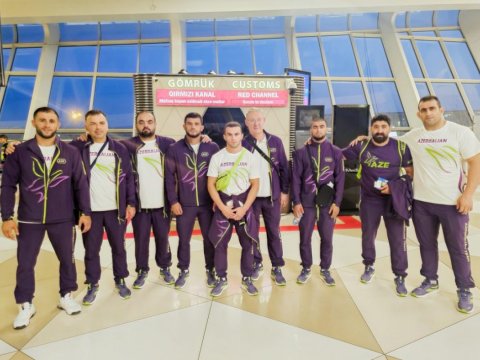 Güləşçilərimiz Fransaya&nbsp;getdi