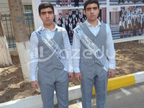 Əkiz qardaşlardan oxşar nəticə - Eyni universiteti SEÇDİLƏR