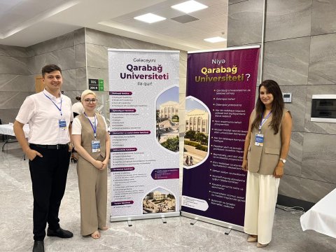 Qarabağ Universiteti&nbsp;ali təhsil müəssisələrinin sərgisində