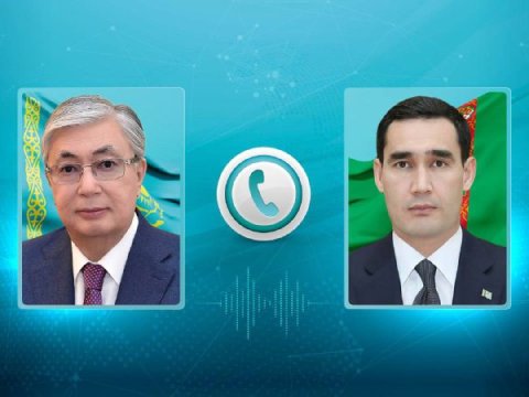 Qazaxıstan və Türkmənistan prezidentlərinin telefon danışığı