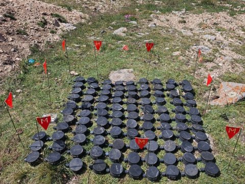 Ermənilərin mina terrorunun Laçındakı izləri - VİDEO