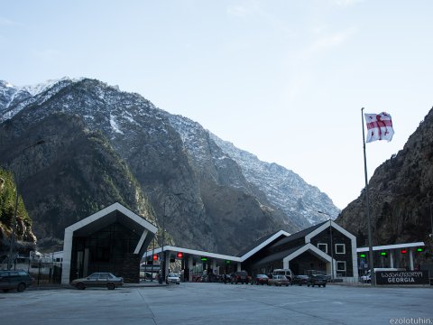 Gürcüstan-Rusiya sərhədində yerləşən keçid məntəqəsi AÇILIB