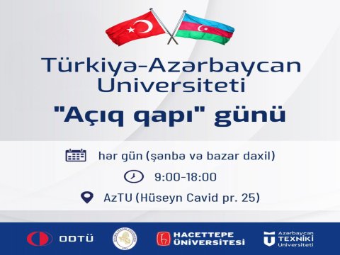 Türkiyə-Azərbaycan Universitetində oxumaq istəyənlərin nəzərinə!