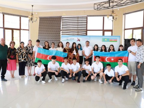 “Qardaşlaşmış Qarabağ Məktəbləri” layihəsi Qazaxıstanda - FOTOLAR