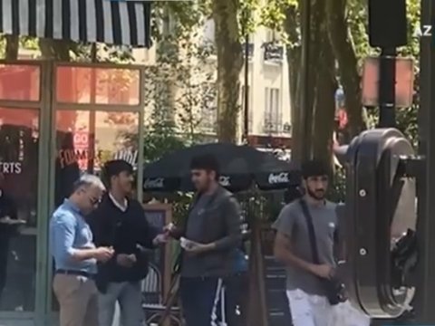 Fransada AzTV-nin əməkdaşına narkotik maddə satmaq istədilər - VİDEO