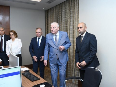 Məzahir Pənahov MSK-nın Müstəqil Media Mərkəzində&nbsp;