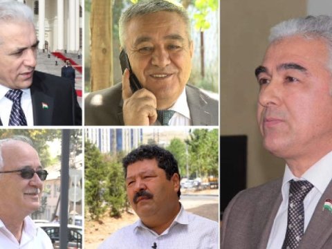 Tacikistanda yüksək vəzifələr tutmuş şəxslər SAXLANILIB