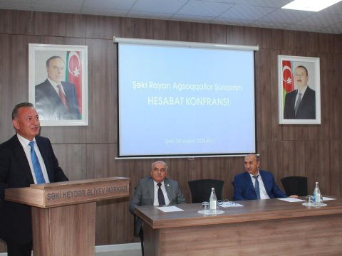 Şəkidə&nbsp;Ağsaqqallar Şurasının hesabat&nbsp; konfransı keçirilib&nbsp;