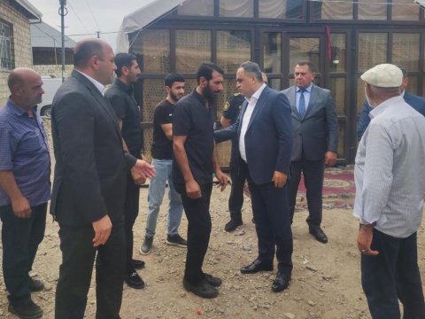 İcra başçısı şəhidin yas mərasimində - FOTO