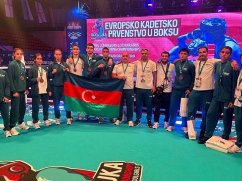 Boksçularımızdan Avropa birinciliyində 9 medal
