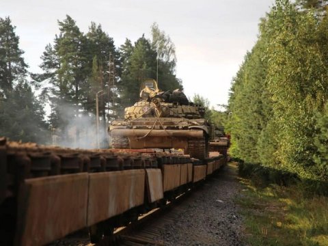 Belarus tankları&nbsp;Ukrayna SƏRHƏDİNDƏ