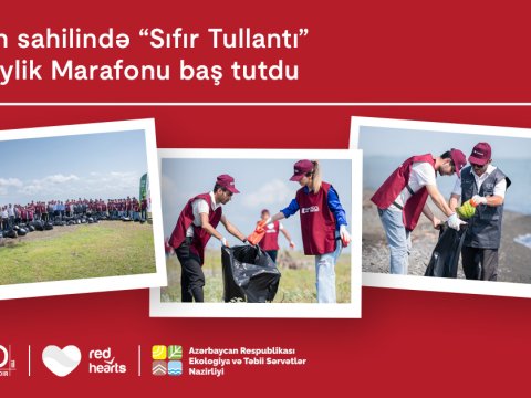 Xəzər Günündə &ldquo;Sıfır Tullantı&rdquo; həmrəylik marafonu - FOTO