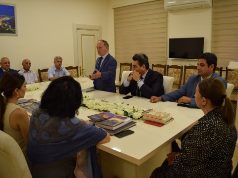 Veteranlarla yazıçıların görüşü - FOTOLAR