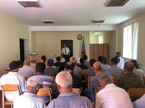 Əli Məsimli Qaxda seçicilərilə bir araya gəldi