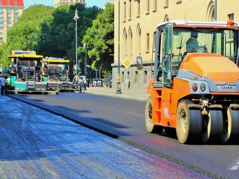 28 May küçəsində təmir - VİDEO