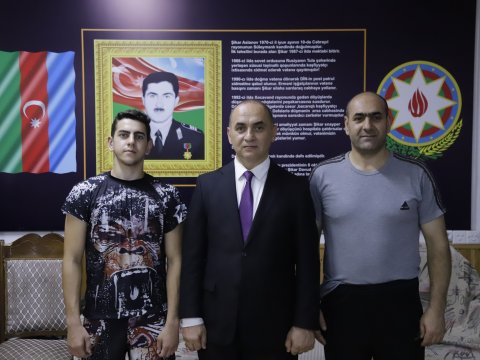 Ceyhun Məmmədov idmançılarla görüşdü - FOTO