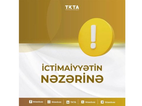 Ərizələrin qəbulu sentyabrın 1-dək dayandırılır