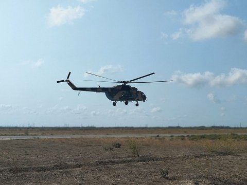 Ordumuz helikopterləri havaya qaldırdı - VİDEO