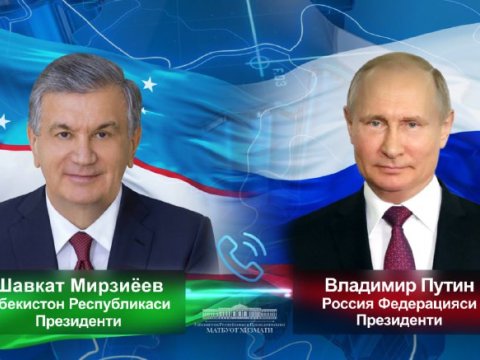 Mirziyoyev və Putin arasında TELEFON DANIŞIĞI